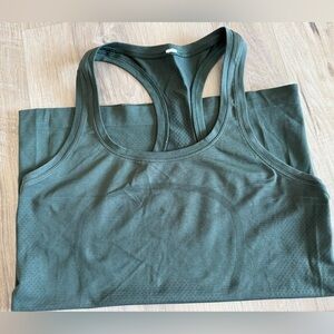 Lululemon Athletica Dark Green Tank Top